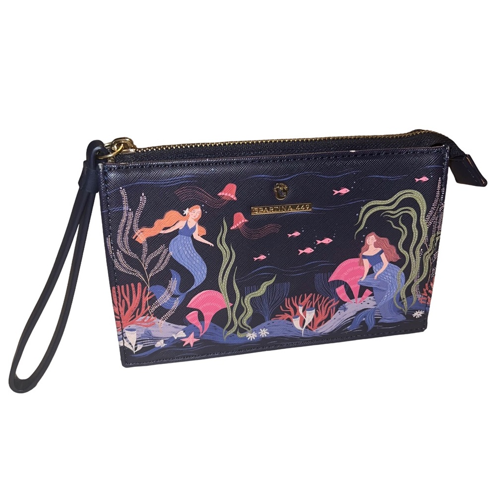 Spartina 449 Navy Mermaid Wristlet